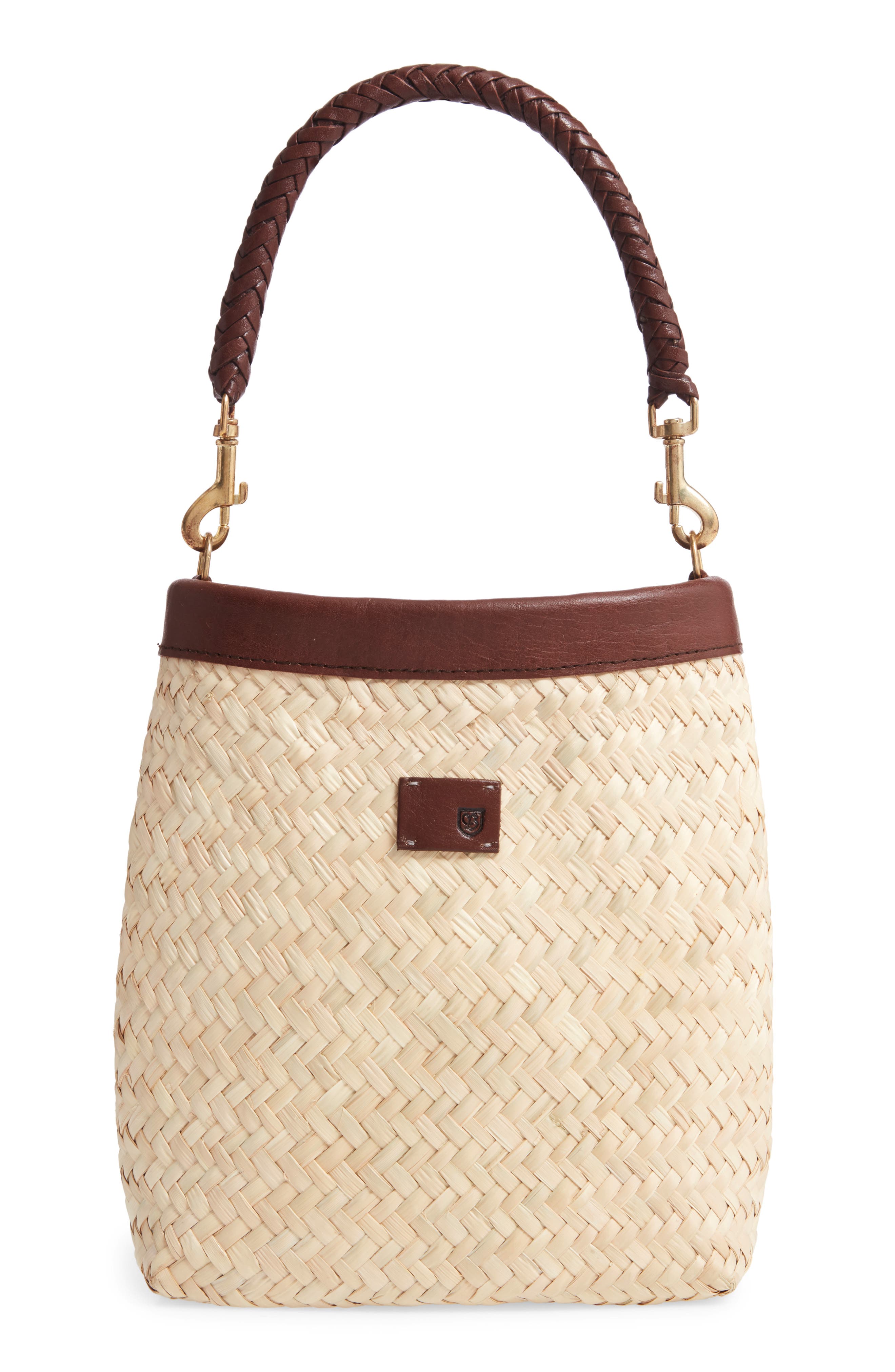 Brixton Layla Woven Top Handle Bag, Main, color, 