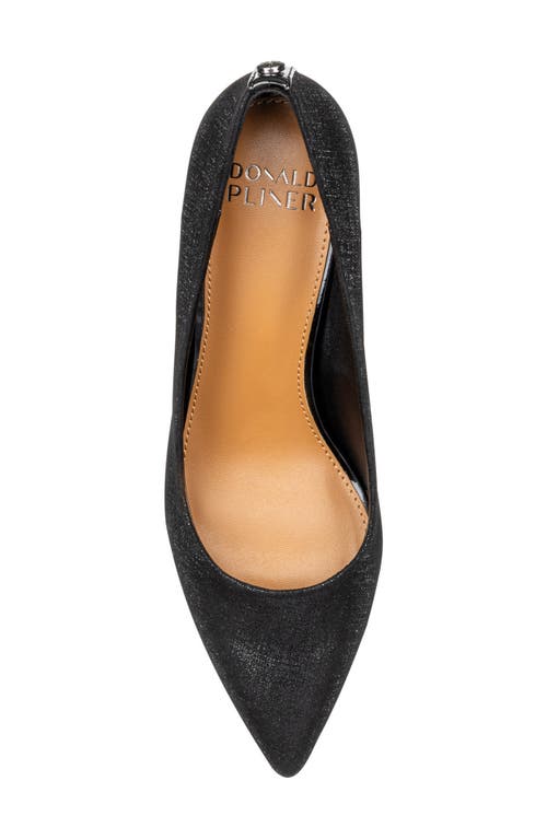 Donald Pliner Calibra Kitten Heel Pump In Black