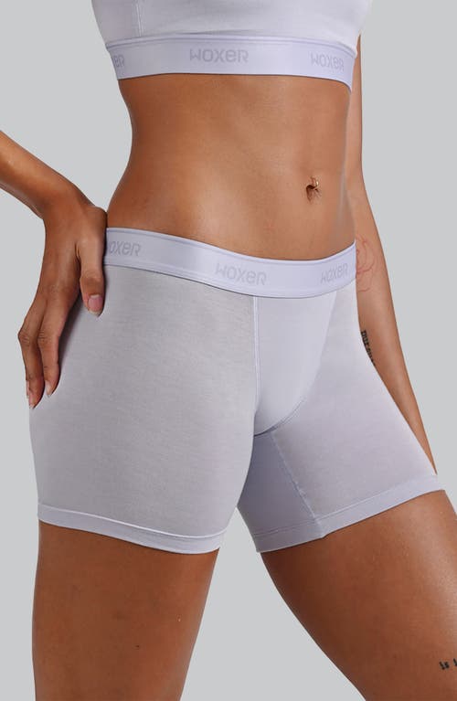 Woxer Baller Ultra-soft 5-inch Boxer Briefs In Purple
