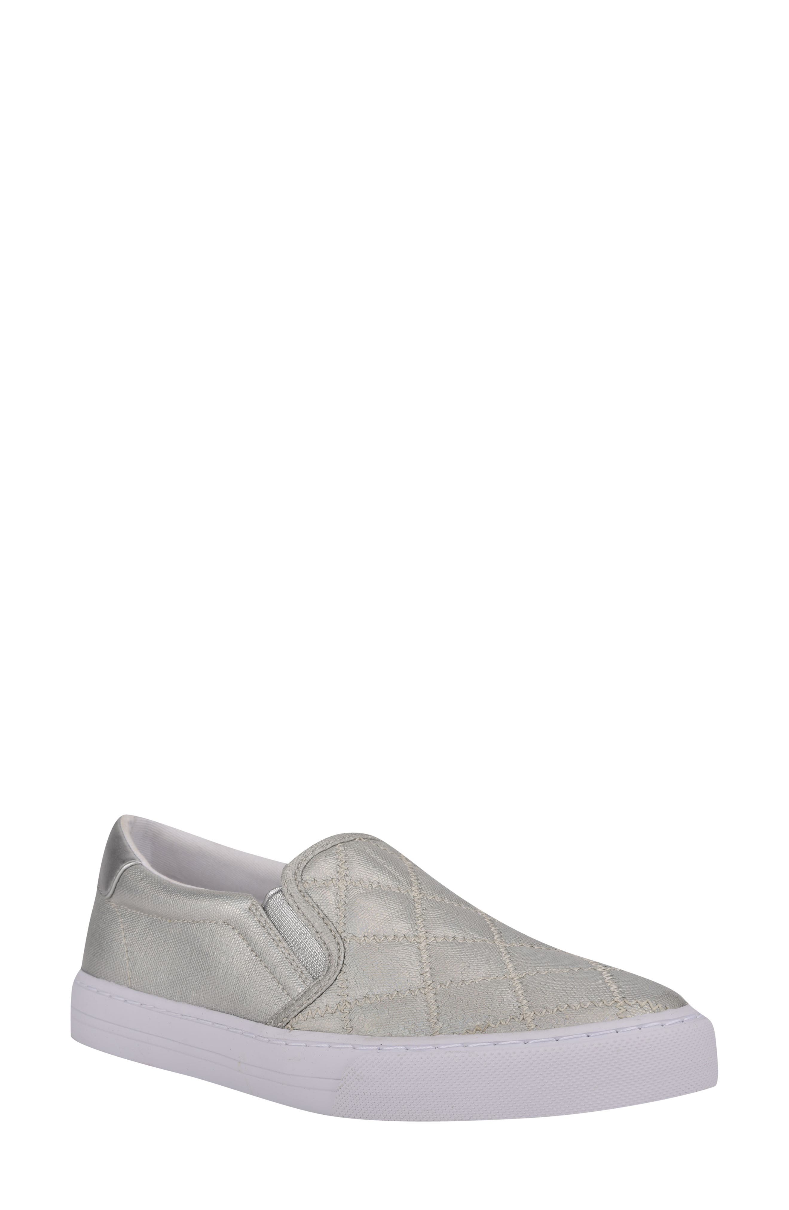 Lala Slip-On Sneaker, Main, color, SILVER