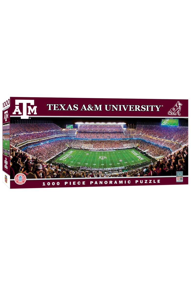 Texas A&M Aggies 1000pc Panoramic Puzzle, Main, color, Multicolor