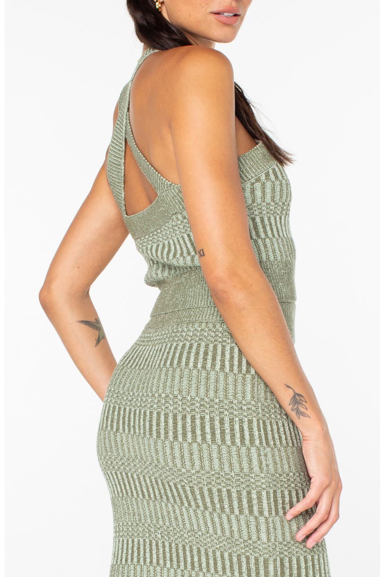 Gemma Halter Sweater Tank, Alternate, color, CAMEO GREEN