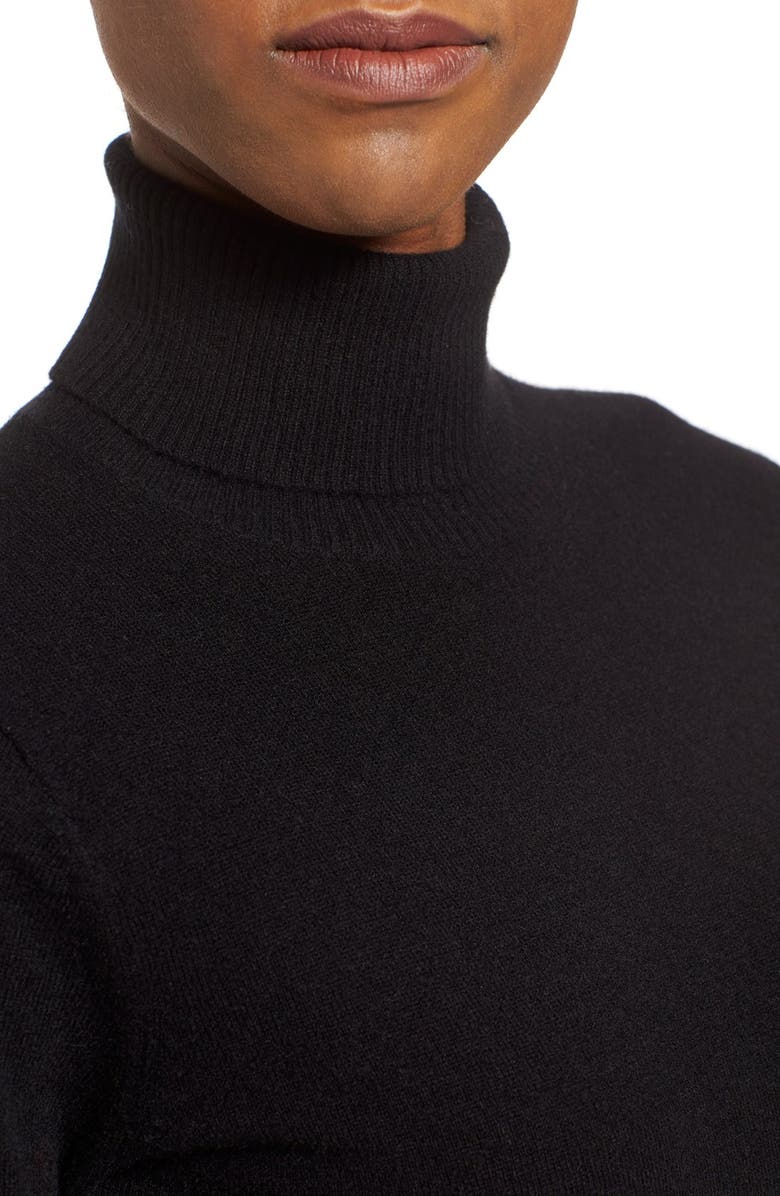 Nordstrom Collection Cashmere Turtleneck Sweater, Alternate, color, 