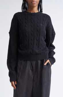 Cotton Cable Knit Sweater