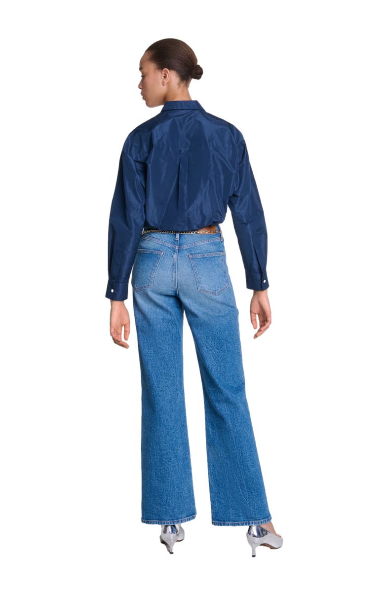 maje Cropped shirt, Alternate, color, 