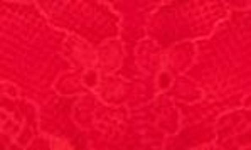 Natori Fleur Lace Thong In Red