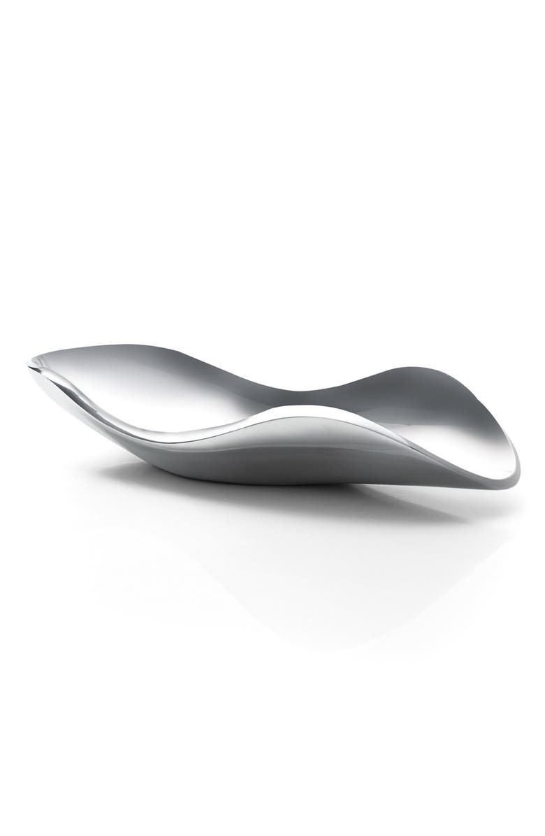 Nambé Bella Platter, Main, color, Silver