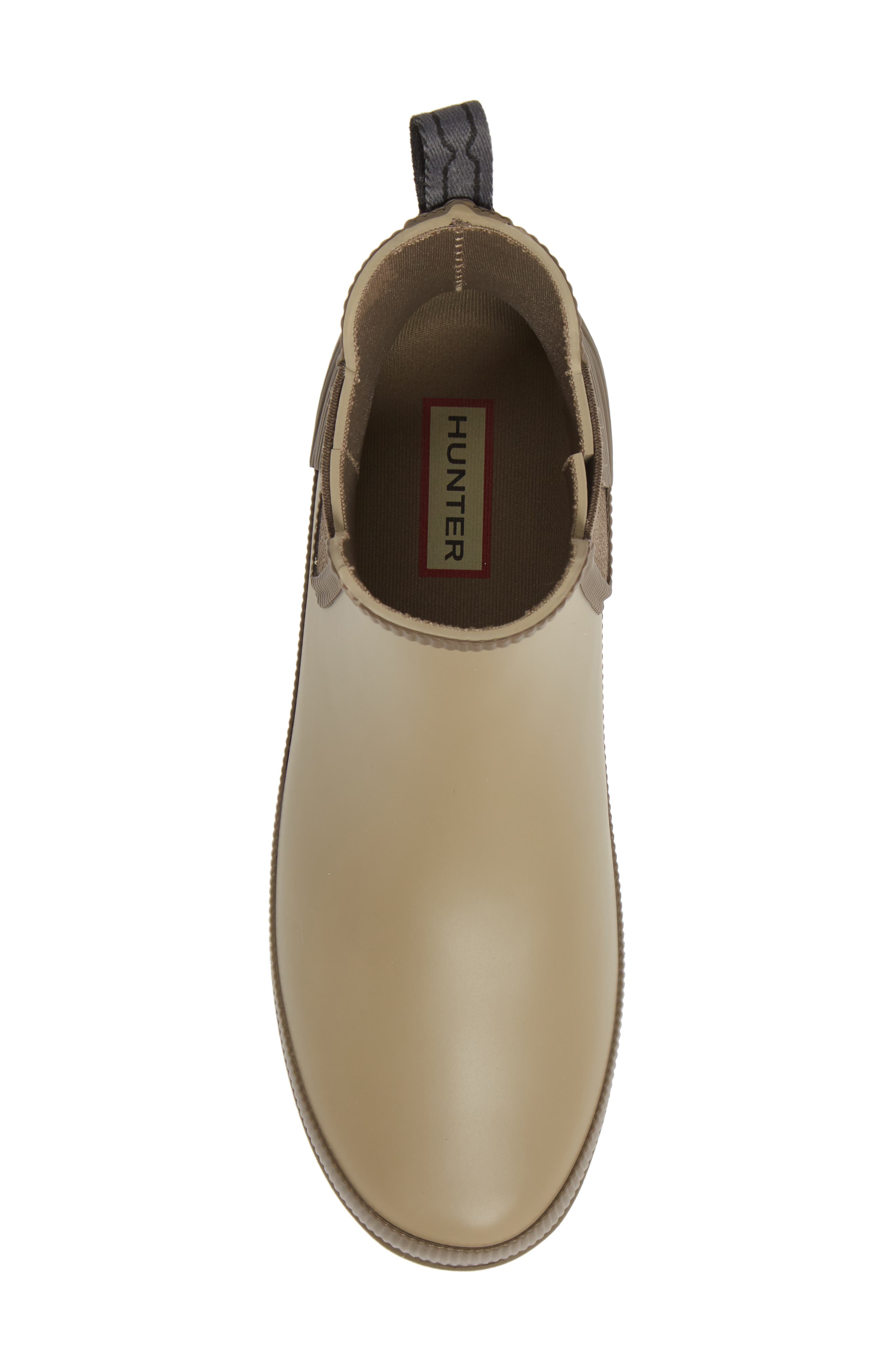 Hunter Refined Texture Block Chelsea Boot, Alternate, color, 