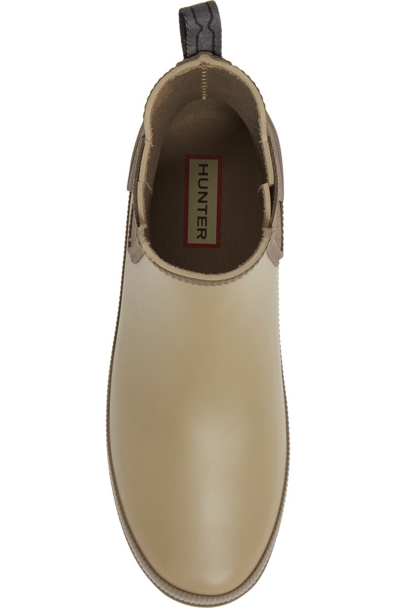 Hunter Refined Texture Block Chelsea Boot, Alternate, color,