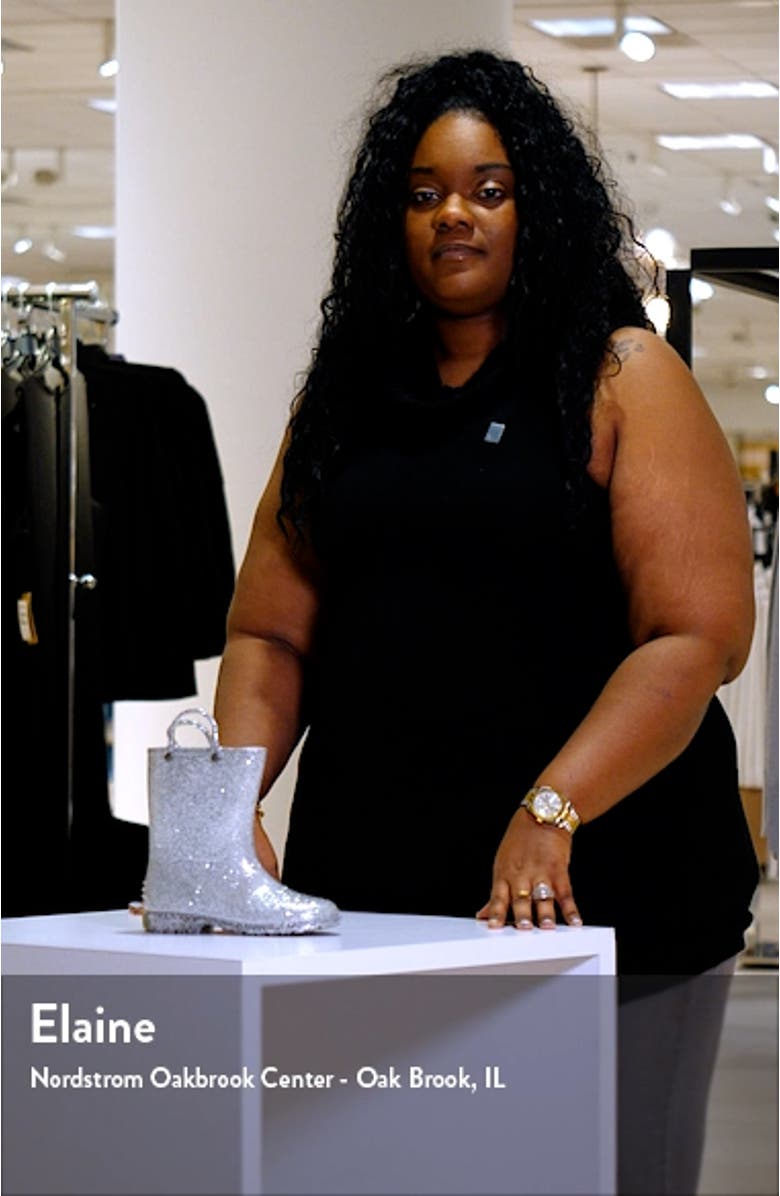 Glitter Waterproof Rain Boot, sales video thumbnail