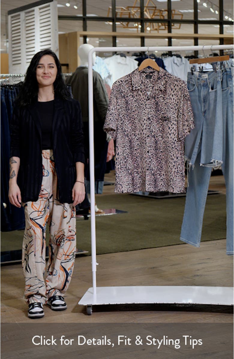 Kingdom Resort Leopard Print Camp Shirt, sales video thumbnail