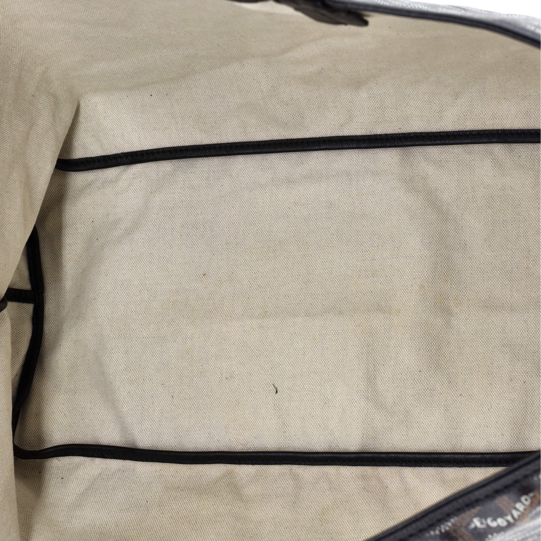 Pre-Owned Goyard Saint Louis Tote Coated Canvas GM, Alternate, color, Black