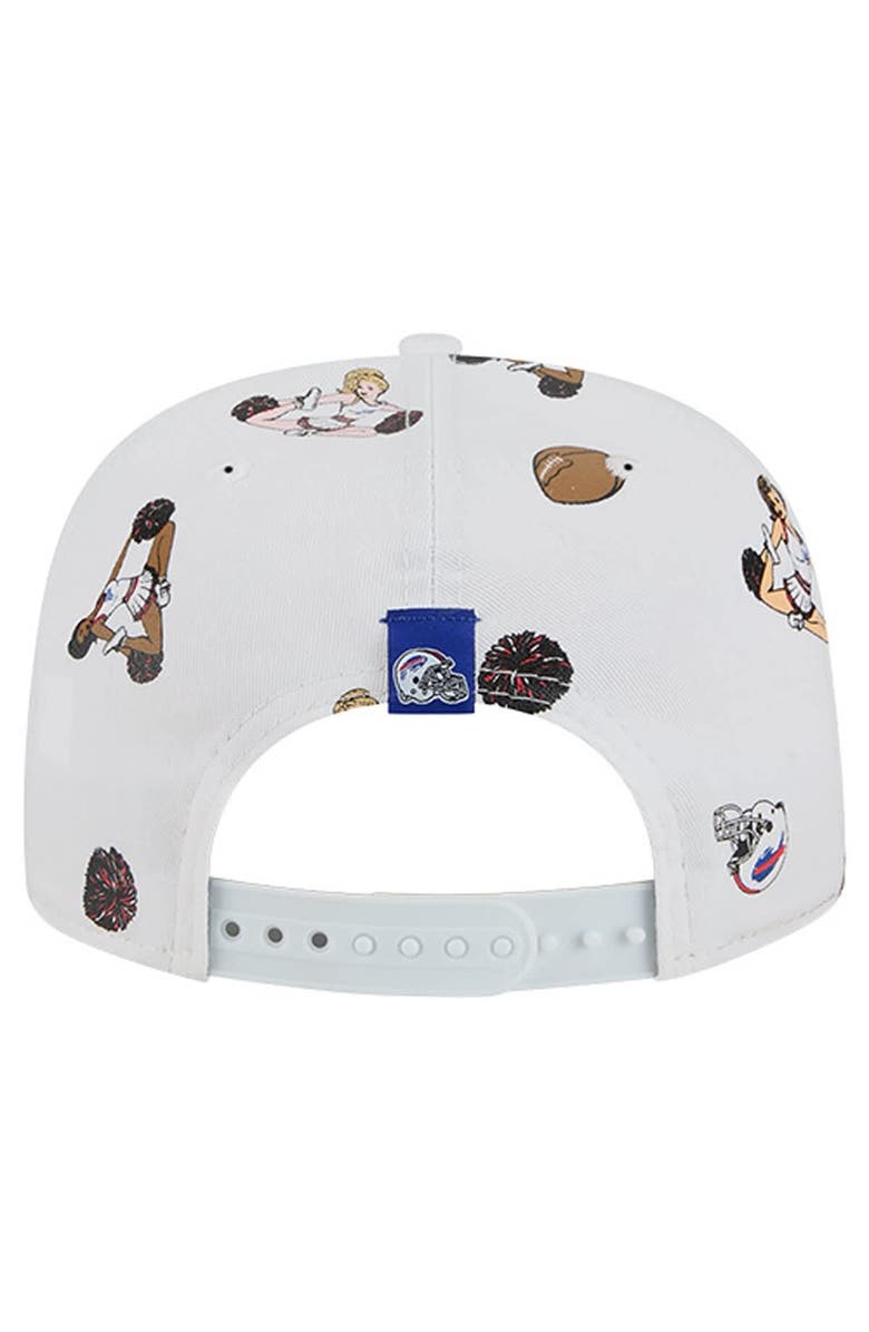 New Era Men's New Era  White Buffalo Bills Team Cheer 19TWENTY Snapback Hat, Alternate, color, White