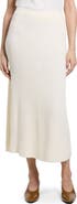 Theory Felted Wool & Cashmere Rib Midi Skirt