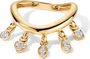 EDEN PRESLEY Wave Diamond Shaker Ring
