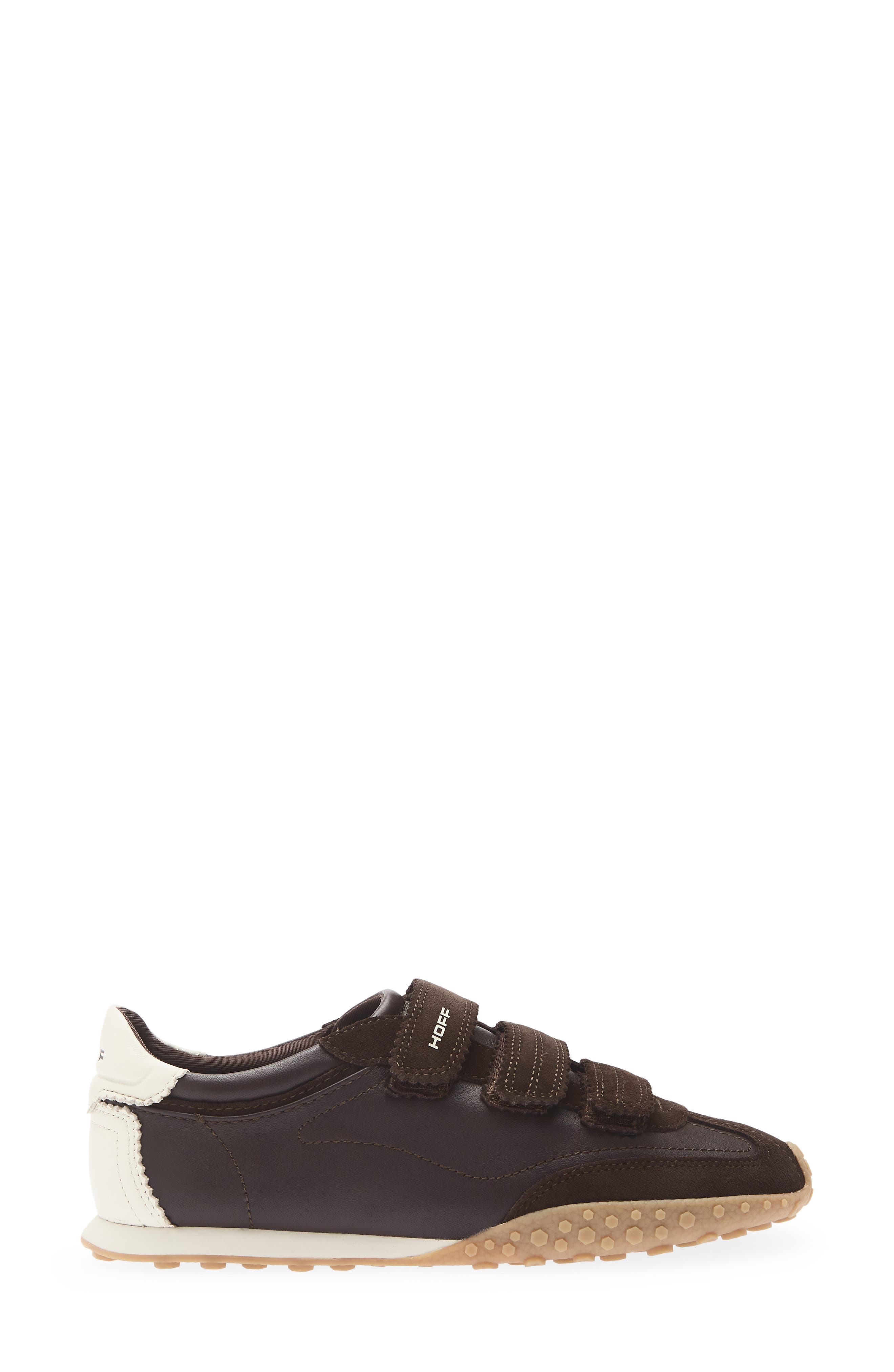 Bridge Hook and Loop Sneaker, Alternate, color, CHOCOLATE