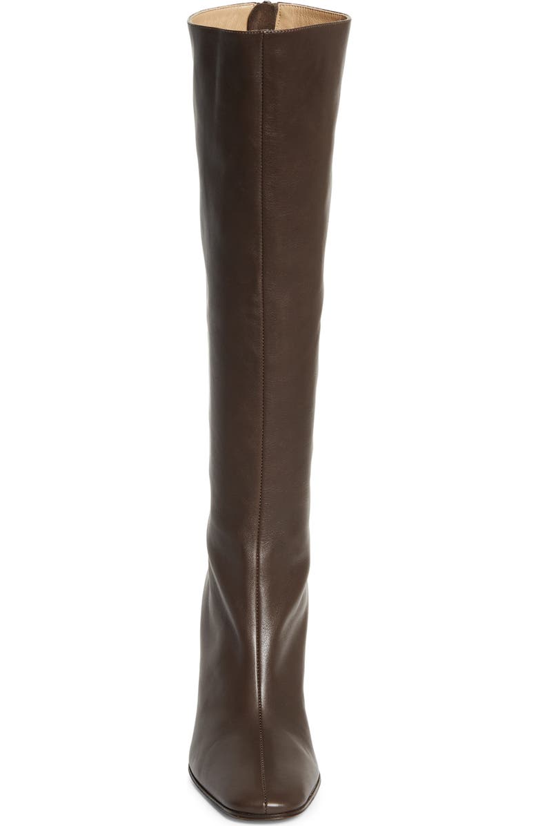 The Row Mona Knee High Boot, Alternate, color, Vintage Brown
