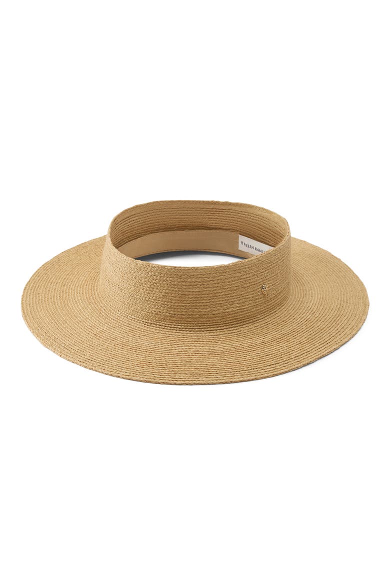 Rani Raffia Visor, Main, color, NATURAL