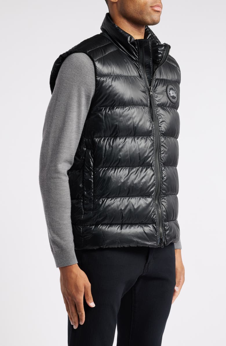Canada Goose Crofton Water Repellent Packable Quilted 750 Fill Power Down Vest, Alternate, color, Black - Noir