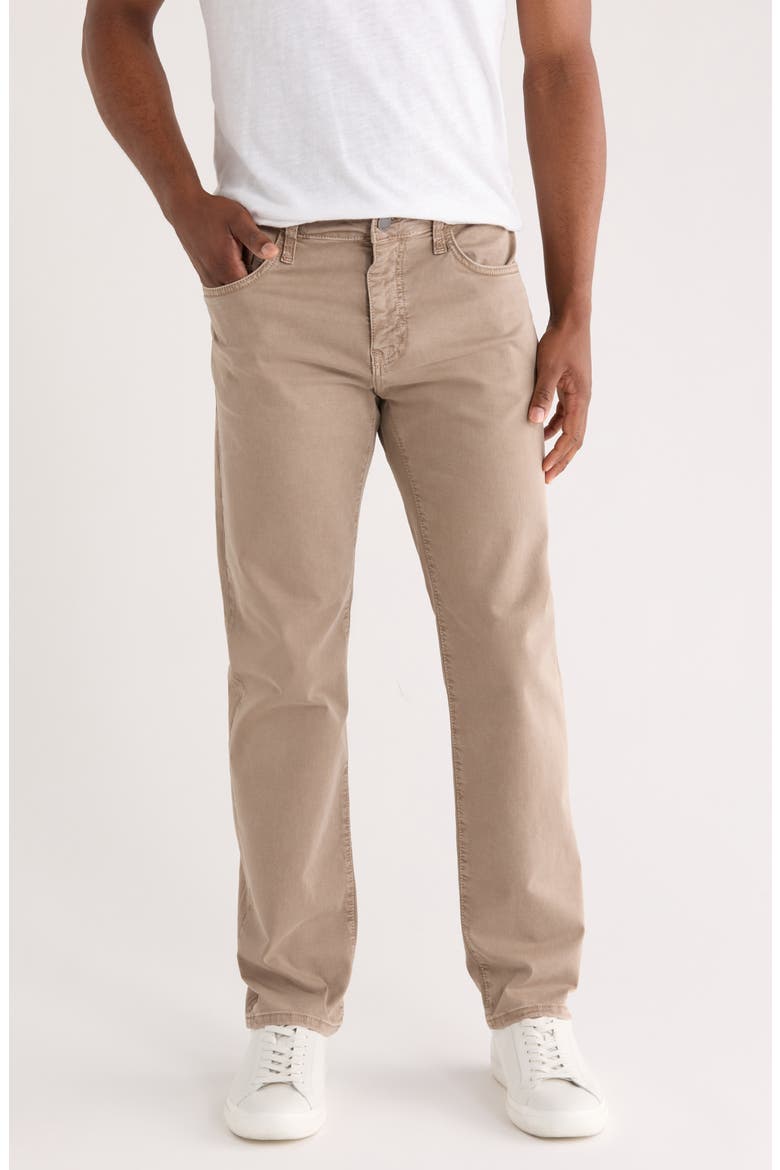 Zach Straight Leg Twill Pants, Main, color, FALLEN RACK TWILL