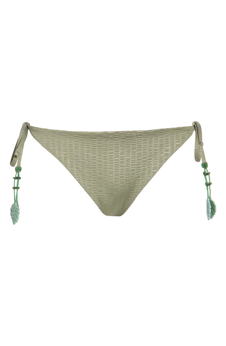 Cosita Linda Side Tie Bikini Bottoms, Main, color, Olivine