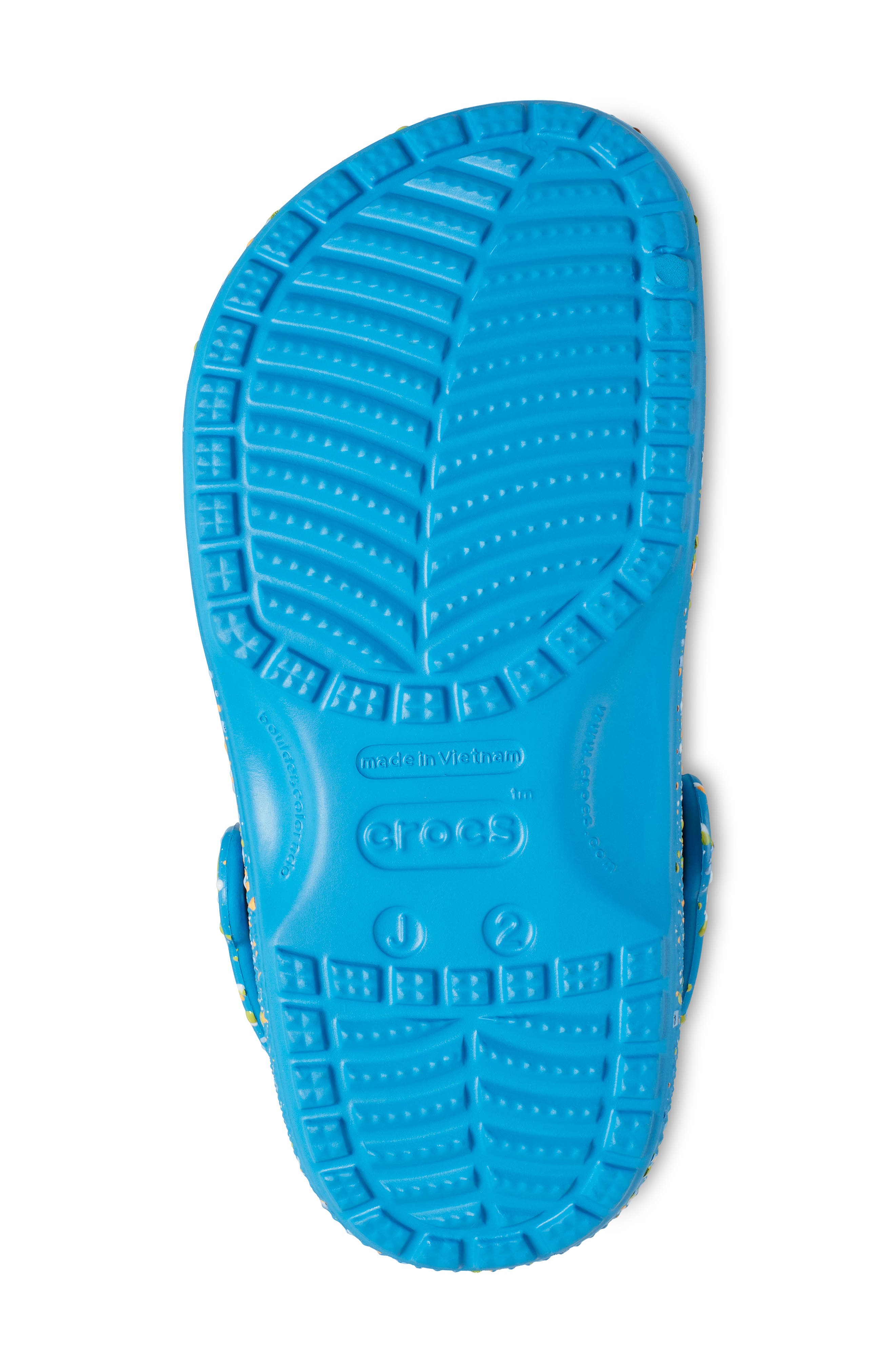 CROCS Kids
 Classic Paint Splatter Clog, Alternate, color, Marina/ Multi