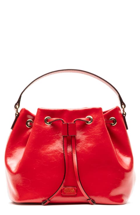 Medium Minnie Leather Bucket Bag
