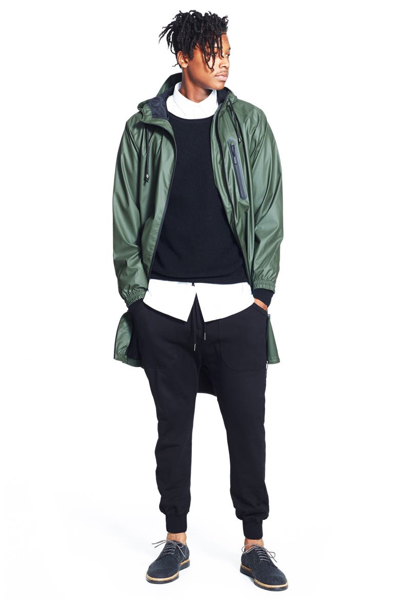 Waterproof Parka Coat, Alternate, color, GREEN