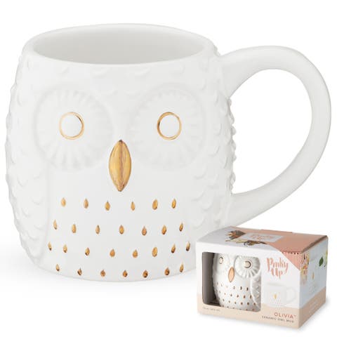 Olivia Ceramic Owl Mug