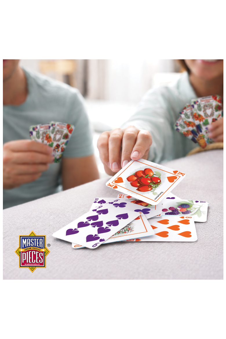 Fruits, Vegetables & Herbs Playing Cards, Alternate, color, Multicolor