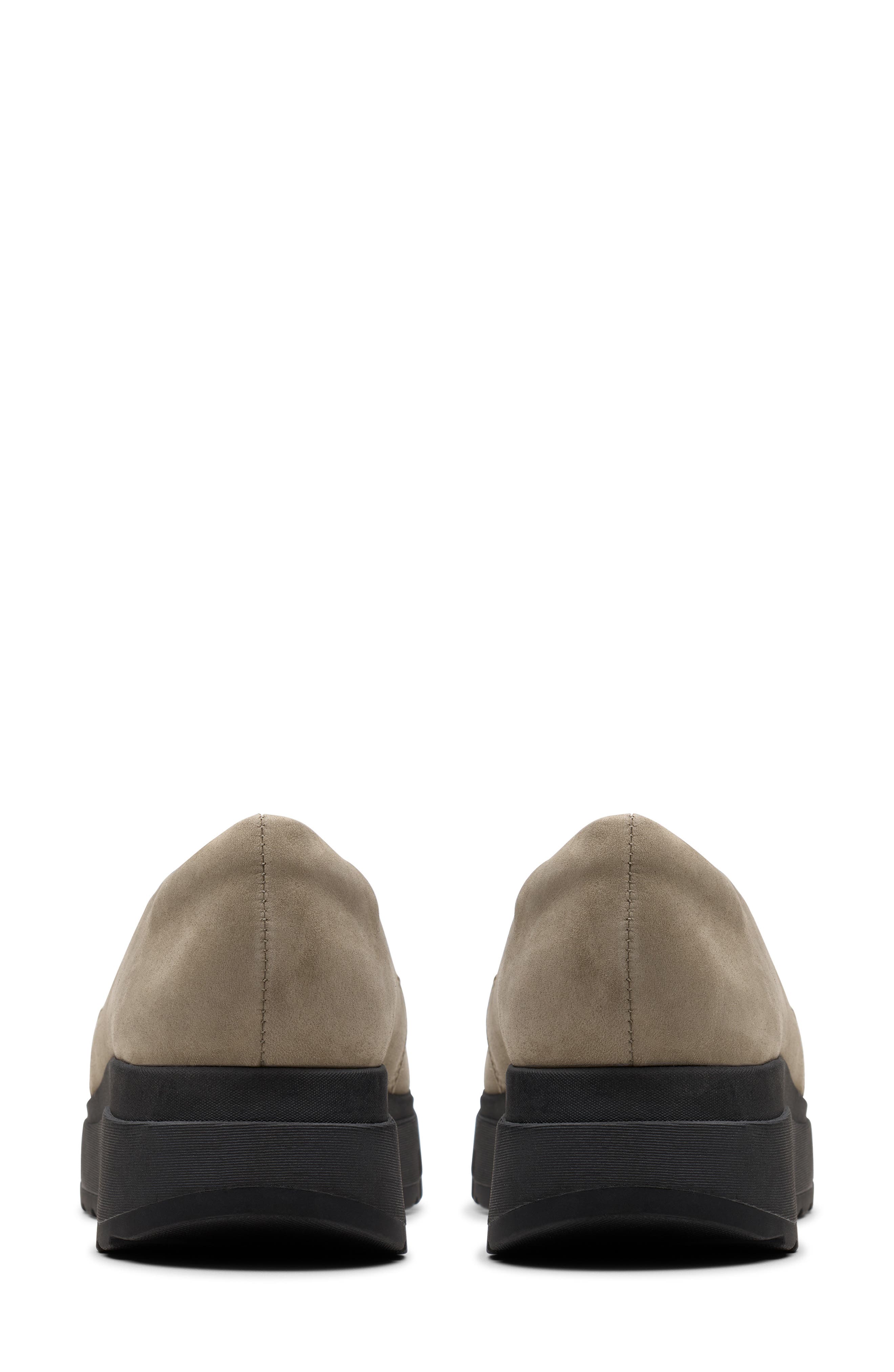 Clarks<sup>®</sup> Loriini West Platform Wedge Loafer, Alternate, color, Stone