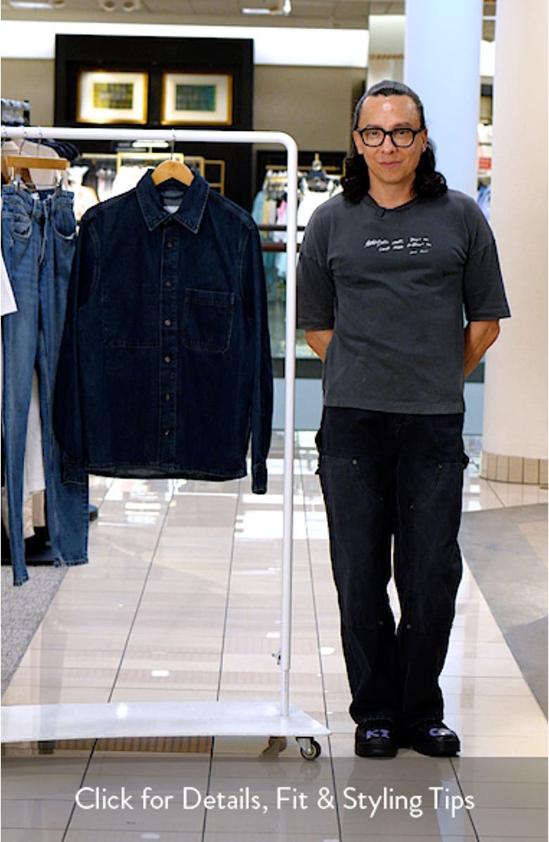 Regular Fit Denim Overshirt, sales video thumbnail