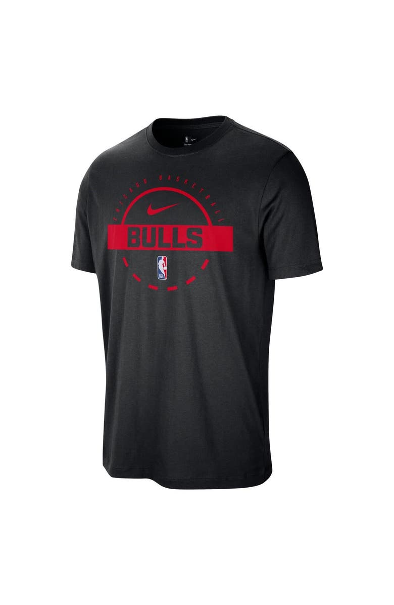 Nike Men's Nike Black Chicago Bulls Authentic Practice T-Shirt, Alternate, color, Black