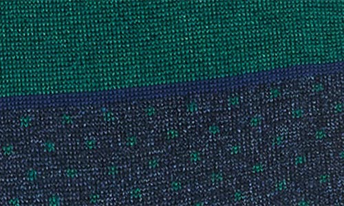Bugatchi Stripe Mercerized Cotton Blend Dress Socks In Green
