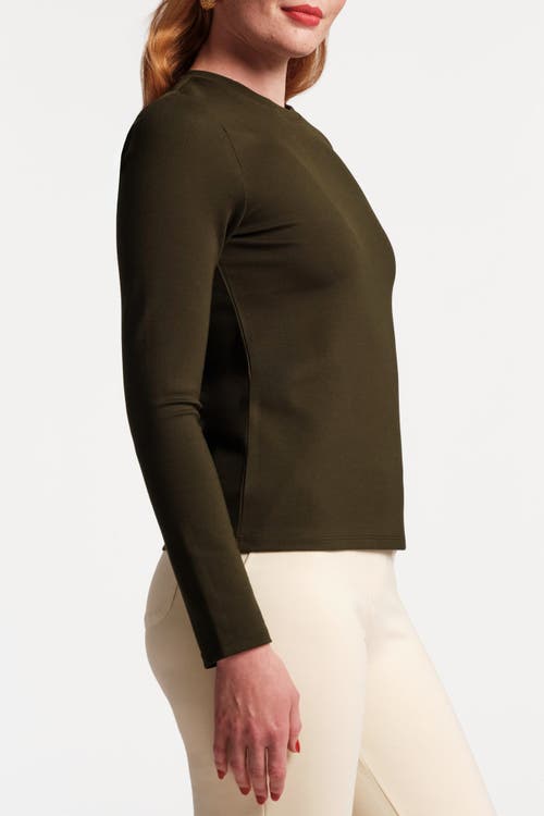 Frances Valentine Ballet Top In Green