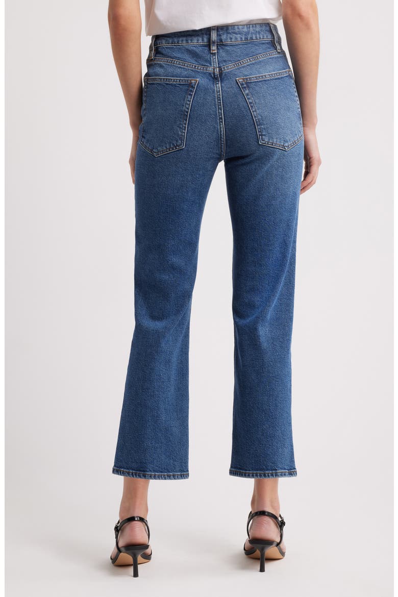 The Ruler High Waist Ankle Straight Leg Jeans, Alternate, color, RIVAL