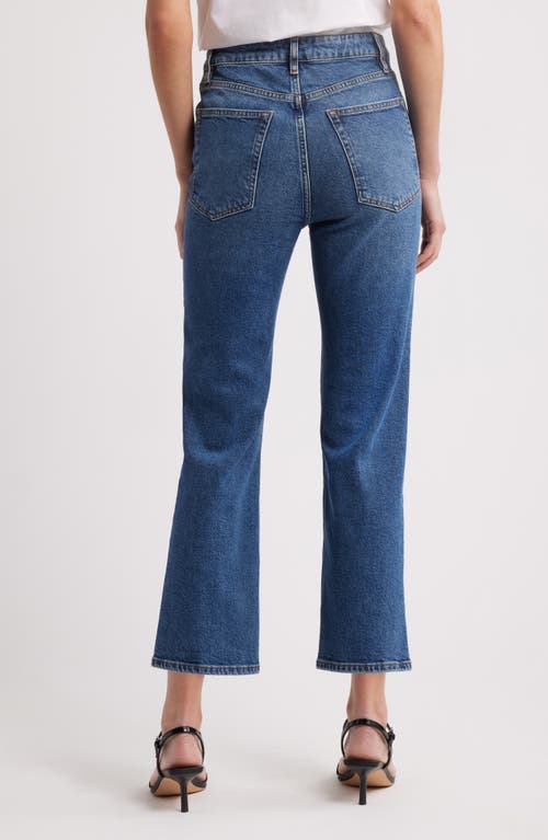 Frame The Ruler High Waist Ankle Straight Leg Jeans In Rival