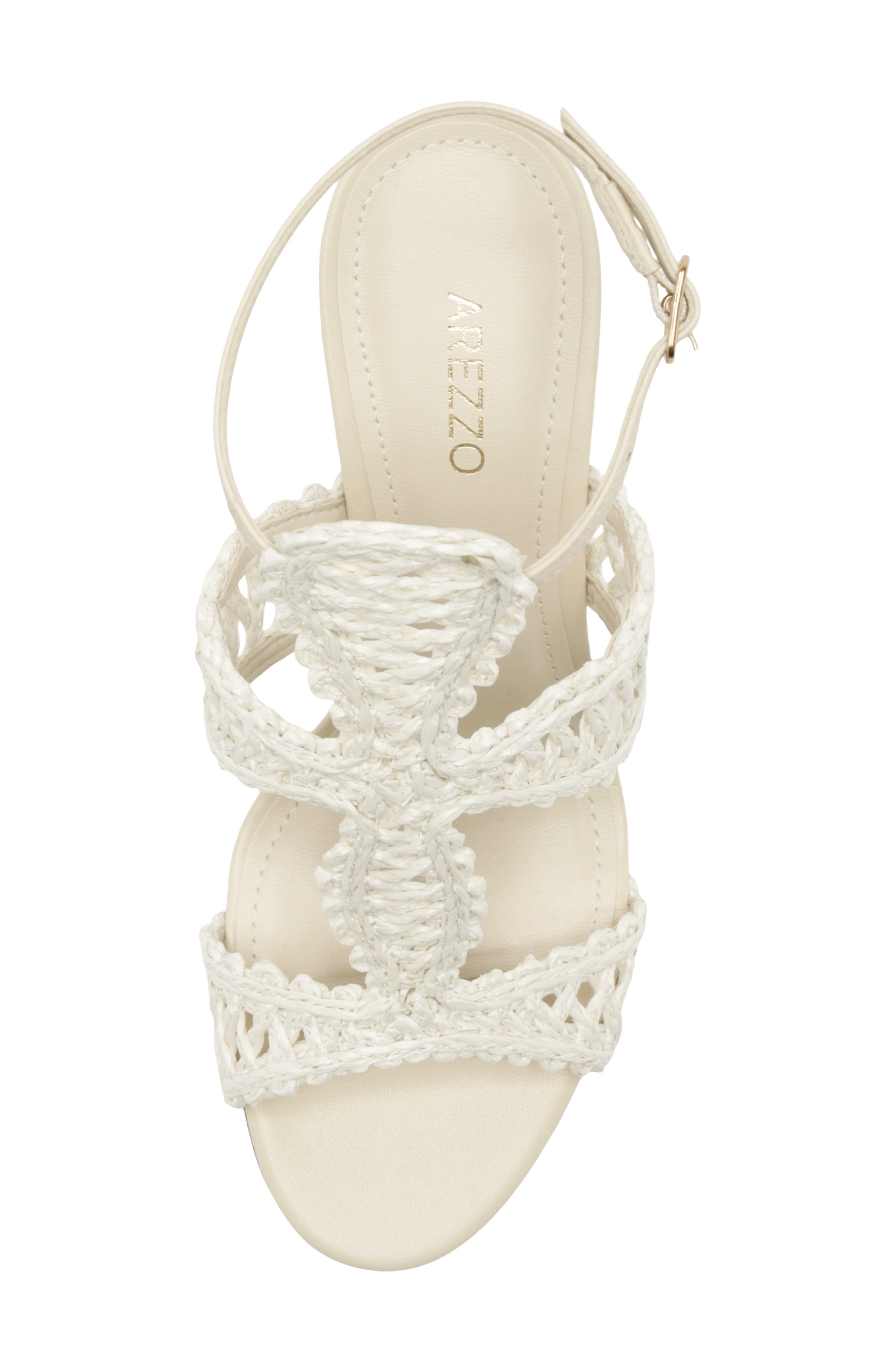 Arezzo Ciara Ankle Strap Sandal, Alternate, color, Panacota