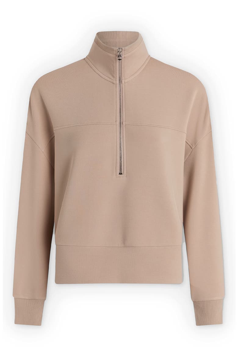Kayleight Half Zip Sweatshirt, Alternate, color, MUSHROOM