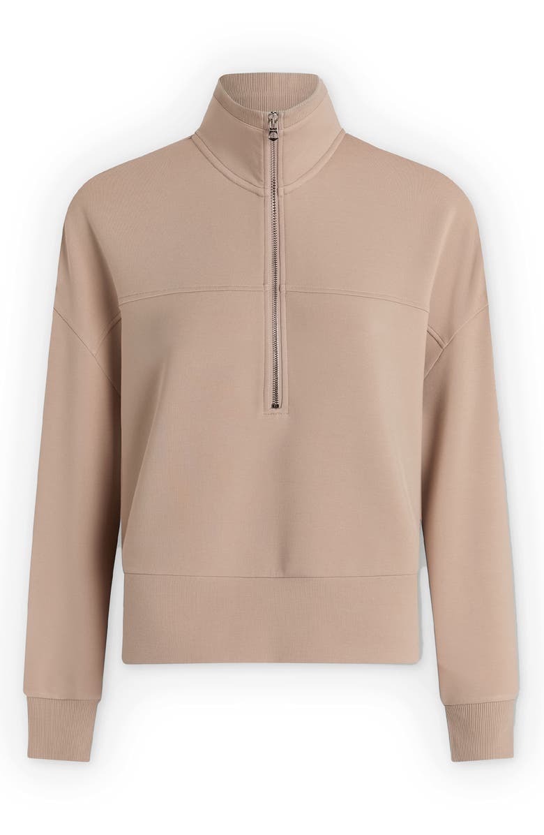 Varley Kayleight Half Zip Sweatshirt, Alternate, color, Mushroom