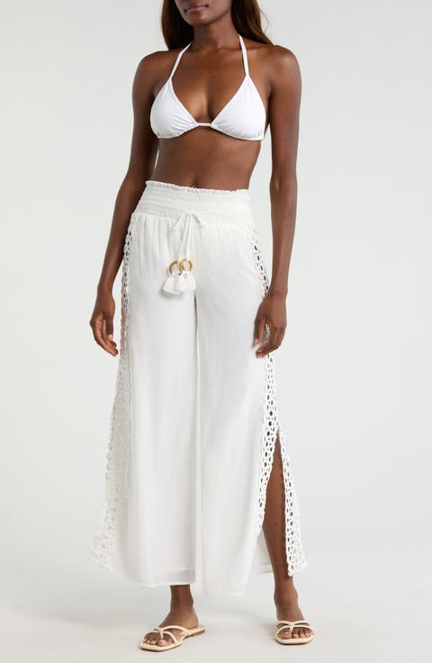 Wide Leg Cover-Up Pants