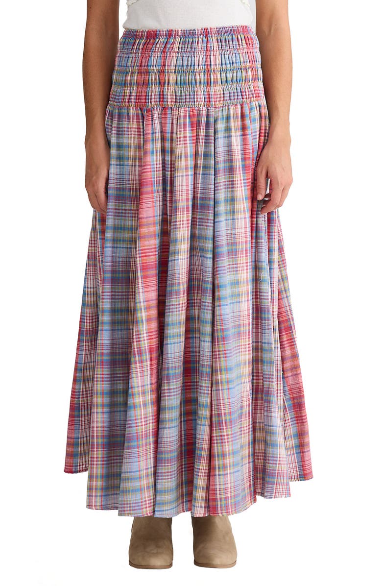 Talisman the Label Balmoral Plaid Convertible Skirt Dress, Main, color, Picnic Check