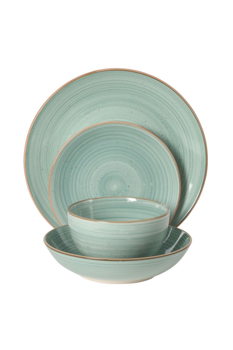 Stonebury 16-Piece Handpainted Stoneware Dinnerware Set, Alternate, color, MultiColors