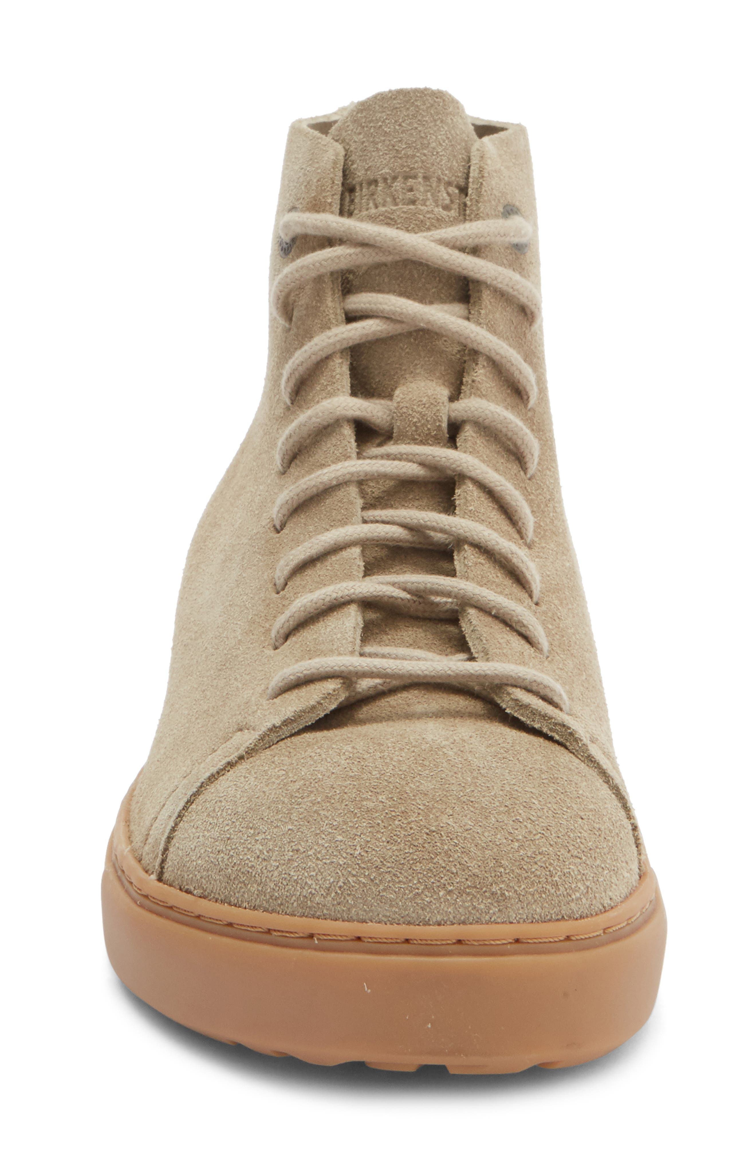 Birkenstock Bend Mid Deconstructed Sneaker - Discontinued, Alternate, color, Gray Taupe