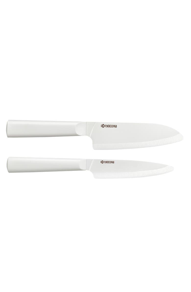 Kyocera INNOVATIONwhite<sup>®</sup> 2 Piece Ceramic Knife Set, Main, color, White
