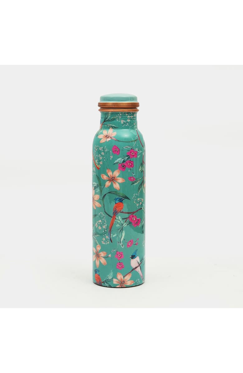 Mela Artisans Aqua Flora Copper Water Bottle, Main, color, 