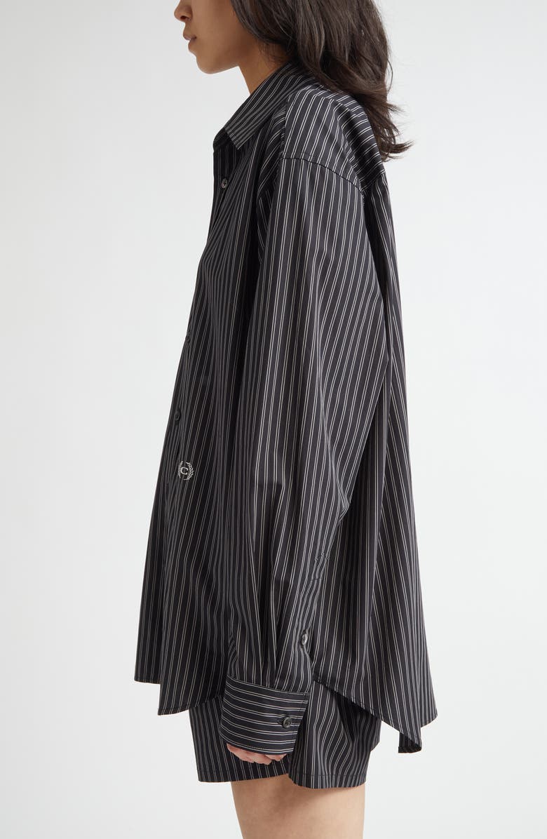 Commission Banker Stripe Button-Up Shirt, Alternate, color, 