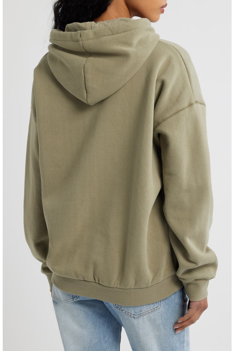 Varsity Logo Graphic Hoodie, Alternate, color, OLIVE