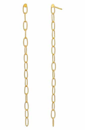 Bony Levy 14K Gold Linear Earrings