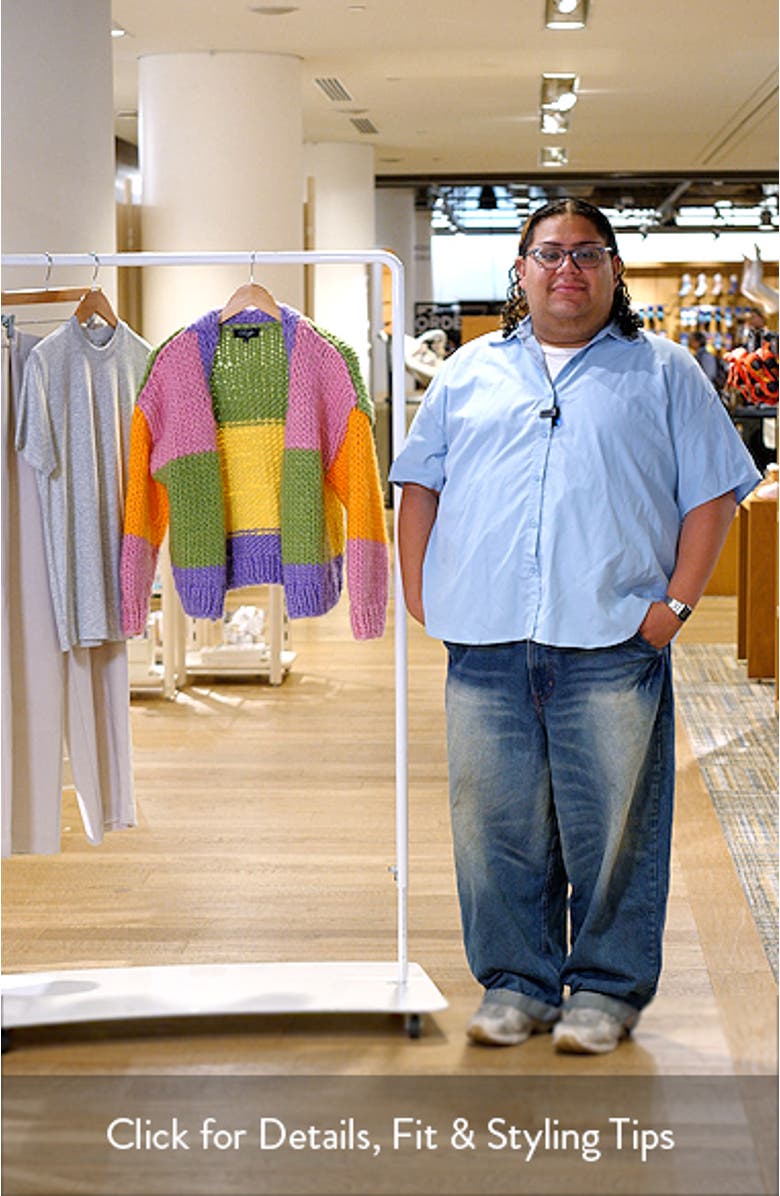Colorblock Chunky Cardigan, sales video thumbnail